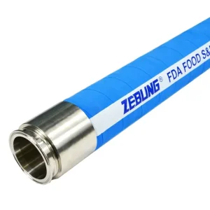 Tri Clamp Food Grade Rubber Transfer Hose Food Grade with 1.5 Inch Tri Clamp