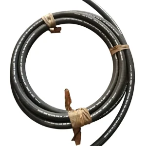 Two-Layer Braided Steel Wire Rubber SAE 100 R2 Oil Hydraulic Hose High Pressure Customizable Pressure EN853 2SN Cutting Hose