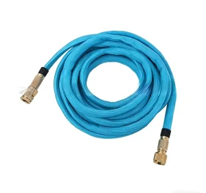 Two Layer Wall Expandable Latex Garden Hose Reel OEM Length and Color Available 25ft Lightweight Durable Anti Corrosion