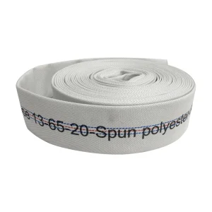 UL FM Approved White 30m Layflat Water Hose Assembly