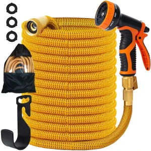 US Standard Aluminum Brass Fittings New Style Kint Resistant Thread Expandable Garden Hose Rubber Connector Kint Resistant