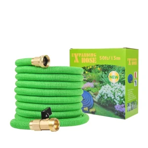 USA Online Shop 25FT 50FT Expandable Magic Water Hose 3 4″ Solid Brass Fittings Garden Hose Reel Made Durable Brass Material