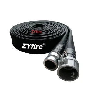 USA Stock Fast Delivery 4” NBR Irrigation Sludge Discharge Hose C E Coupling 150psi High Pressure Black