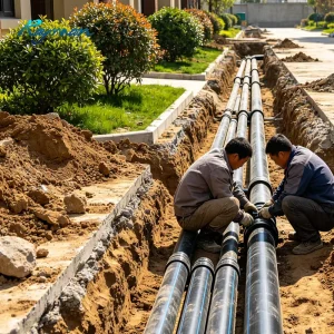 UV Resistant 315mm 630mm 800mm 1000mm 1inch 8inch 20inch Agriculture Irrigation PE Hose Line Plastic HDPE Water Pipe