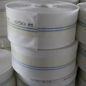 UV Stable PE Layflat Braided Hose Fire Fighting Woven Hose 3.5 Inch Durable Lightweight Braided Polyester Tube