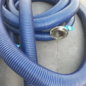 Ultra flexible Composite Hose Blue Steel Wire Reinforced Chemical Composite Hose Suitable for Transporting Petroleum 2inch