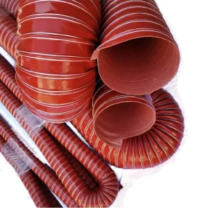 Underground Cable Maintaining Wear Resistant Silicone Hot Air Ducting Hose