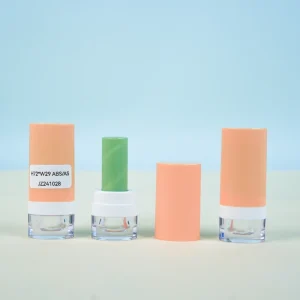 Unique Lipstick Tube Clear Lip Gloss Bottle ABS/AS Lip Balm Tube Container