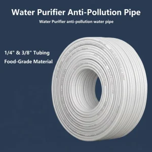 Universal 1/4″ Food Grade PE Water Tubing Replacement Hose for RO Systems Fridge & Ice Makers