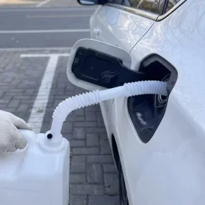 Universal 38mm PE Flexible Jerry Can Spout 39cm Corrugated Replacement Fuel Hose Line for Oil Plastic Tank