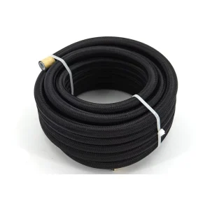 Universal Black Nylon Hoses 20FT 6.1Meter AN6 AN8 AN10 PTFE Fuel Hose Nylon Braided Inside PTFE Oil Gas Cooler Hose Line
