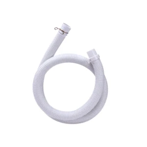 Universal Corrugated Rubber Hose with Clamp Flexible Suction Water for Washing Machines and Dishwashers