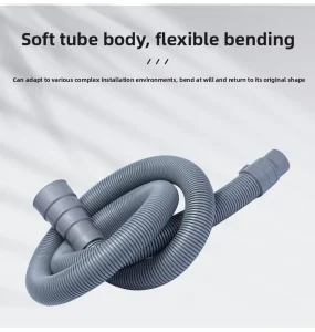 Universal Flexible Corrugated Drain Hose for Washing Machine Dishwasher Kitchen Sink