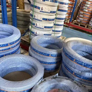 Universal High Pressure Steel Wire Braided Spiral Hydraulic Rubber Hose SAE EN ISO Standard NBR CrRubber CE Certified