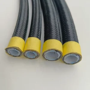 Universal Racing Fuel Hose Oil Line Pipe AN4 1/4 AN6 3/8 AN8 1/2 AN10 5/8 AN12 PTFE E85 Nylon Stainless Steel Braided PTFE Hose