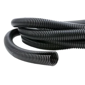 Unsplit Flexible PVC Fire-Resistant Electrical Corrugated Conduit Hose Cable Protection Tubing 1/2 in Thread