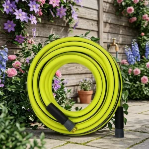 User Friendly Braided Garden Hose Smooth Flow Tube Suitable for Home Backyard All Water and Cleaning Jobs