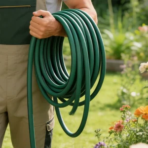 VERTAK 15m Flexible Hybrid Hose Anti-UV NBR+PVC Garden Water Hose for Home and Garden Use