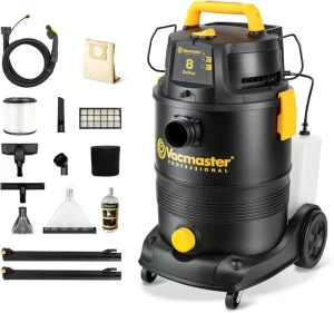 VK809PWR 0201 8 Gallon 5.5 Peak HP Wet Dry Upholstery Shampoo Vacuum Cleaner