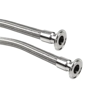 Vacuum Corrugated Tube 316 304 Stainless Steel Hose Quick Installation Chuck Vacuum Hose