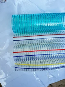 Vacuum Reinforced Food Grade PVC Steel Wire Hose 6 8 10 15 Inch Light Weight and Transparent Spiral Reinforced Spring Pipe Tube