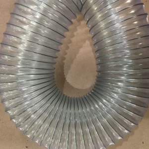 Vacuum Tube Light Duct Hose Flexible Reinforced PVC Anti Crush Shock PVC Plastic Pipe