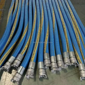 Vapor Recovery PTFE Chemical Flexible Composite Hose with Cutting Service ISO9001 Certified Customized Size for Oil Industry