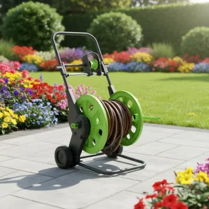 Wall Mounted Automatic Retractable Hose Reel 20 30 40m High Pressure Garden Watering Solution