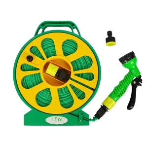 Wall Mounted Rewindable Portable Durable Retractable Heavy Duty Lightweight Irrigation PVC ANSI Certified Garden Water Hose Reel