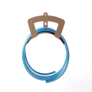 Wall Mounted Water Pipe Storage Rack Metal Hose Reel Winder for Garden Watering Car Wash & Garage Organization