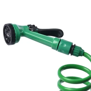 Washing Car Hose Garden 5 Function Nozzle Household Spring Pipe Flower Water Gun Telescopic Hose Garden Hose