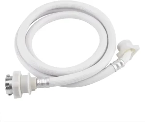 Washing Machine Hoses Burst Proof Washing Machine Water Inlet Hose Washer Pipe with Connectors White