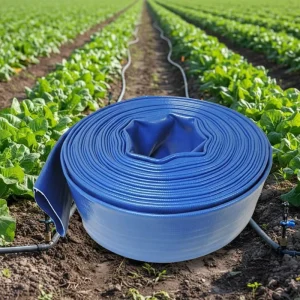Water Delivery Flexible Non-Toxic PVC Lay Flat Hose 4” 50/100m Agriculture Irrigation