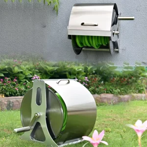 Water Hose Drum Stainless Steel Garden Water Hose Reel Cart for Garden Hose
