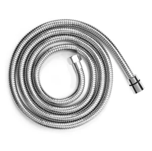 Water Plumbing Hose Stainless Steel Flexible Shower Hose with Extended Nozzle Household Bathroom Rainwater Connecting Water Pipe