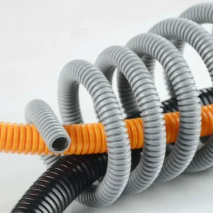Waterproof Flame Retardant 10mm-25mm Durable Corrugated Hose for Wiring Cable Management Flexible Spiral Wrapping Tubing