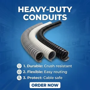 Waterproof Metallic PVC Coated Flexible Corrugated Conduit Connector 3 4″ 1 4″ 1 2″ Stainless Steel Fittings Hose Pipe