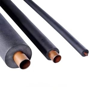 Waterproof NBR Nitrile Rubber Insulated Pipe Rubber Foam Insulation Tube With Aluminum