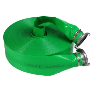 Wear Resistant Green PE Braided Lay Flat Hose 1″ 2″ 3″ Irrigation System Agriculture Plastic Spray Rain Hose