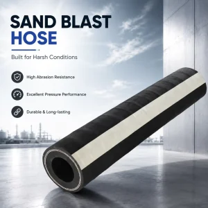 Wear-Resistant Sandblasting Hose Heavy-Duty High Pressure Industrial Use Long-Lasting Performance