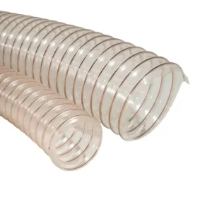 Wear Resistant Steel Wire Flexible PU Duct Hose CE ISO Certified High Pressure Air Pipe Industrial Dust Collection Fume