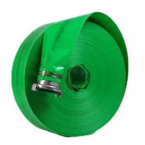 Wear-Resisting Green PE Braided Lay Flat Hose Agriculture Flexible Spraying PE Hose Garden Hoses Reels for Irrigation System