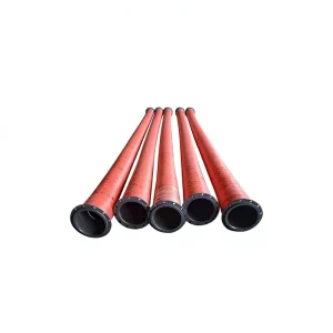 Wear-resistant Wire Braided Sandblasting Large Diameter Suction Drainage Flange Rubber Hose Cutting for Efficient