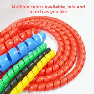 Weather Air Resistance PVC Spiral Sleeve Enhanced Sealing Performance Wire Cable Protection Tube