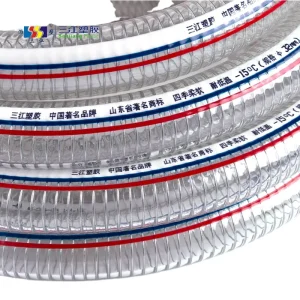 Weifang Hose Factory Direct PVC Steel Wire Helix Reinforced Spring Suction Hose