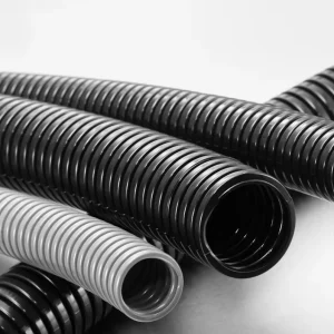 White Black Corrugated Tubes Plastic PA Nylon Cable Conduit Pipe Flexible Corrugated Pipe Hose