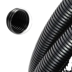 White Black Corrugated Tubes Plastic PA Nylon Cable Conduit Pipe Flexible Corrugated Pipe Hose