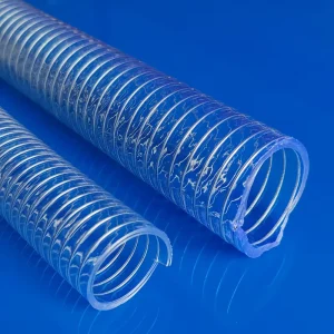 White PVC Steel Wire Hose