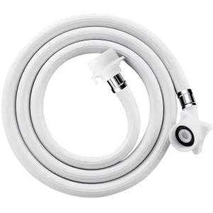 White Stripes PVC Inlet Hose Auto Water Inlet Hose for Washing Machine