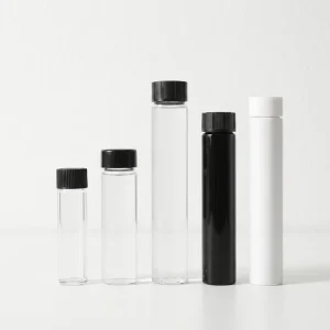 White for Black PET Cylinder Liquid Medicine Tube with Child Resistant Screw Cap High Quality